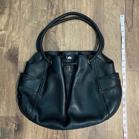 Cole Haan Pebbled Leather Shoulder Bag, Black - Picture 12 of 14